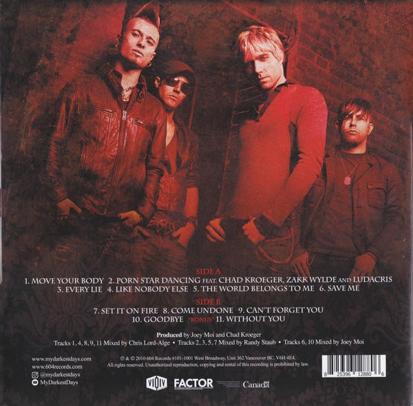 My Darkest Days Limited Vinyl